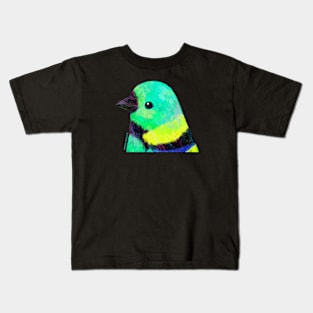 Green Headed Tanager Bird Kids T-Shirt